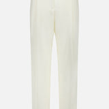 Wool Drawstring Trousers