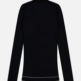 Contrast Hem Turtleneck Sweater (14703903834475)