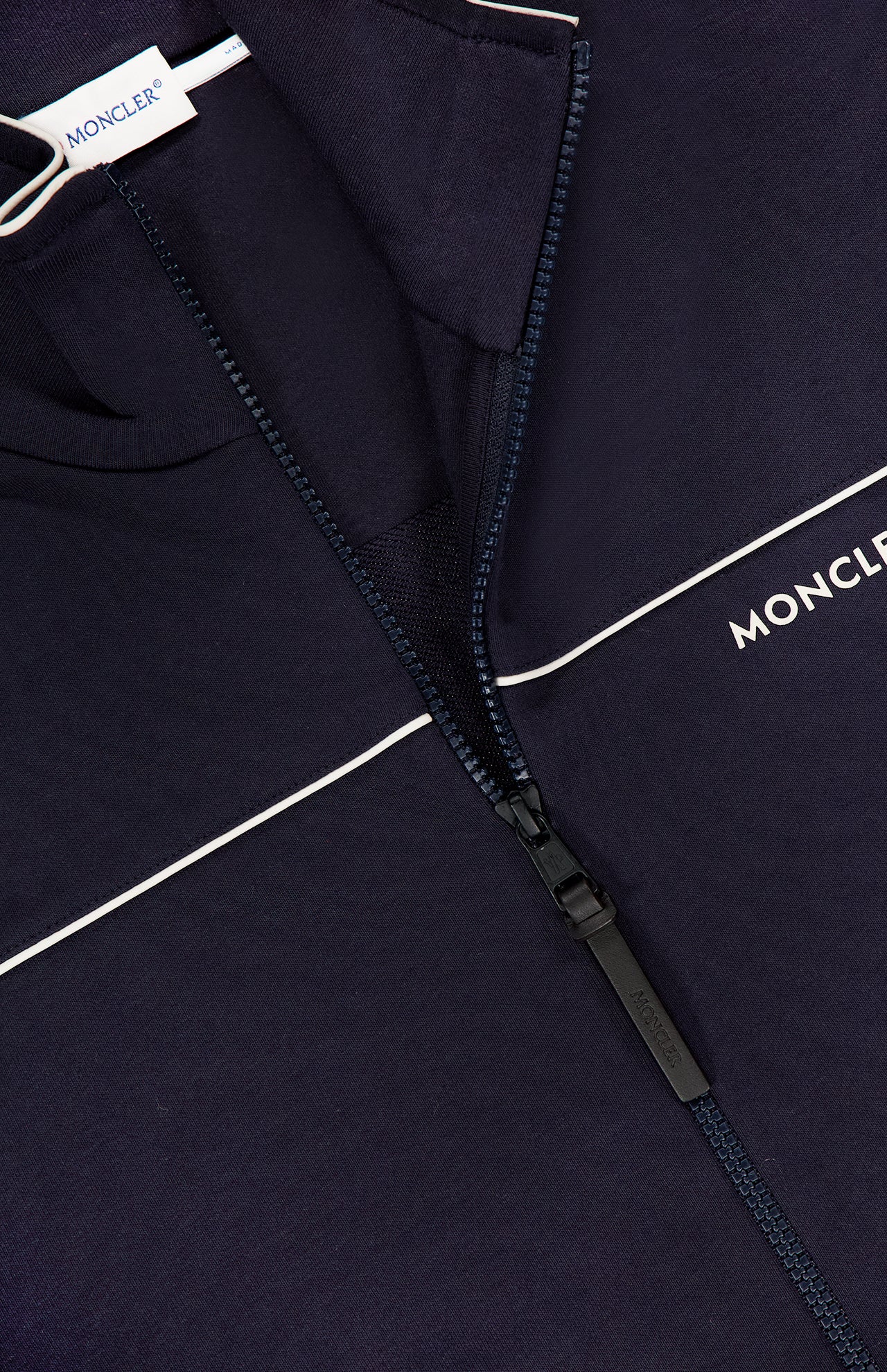 Contrast Piping Zip Up Jacket (14719468405099)