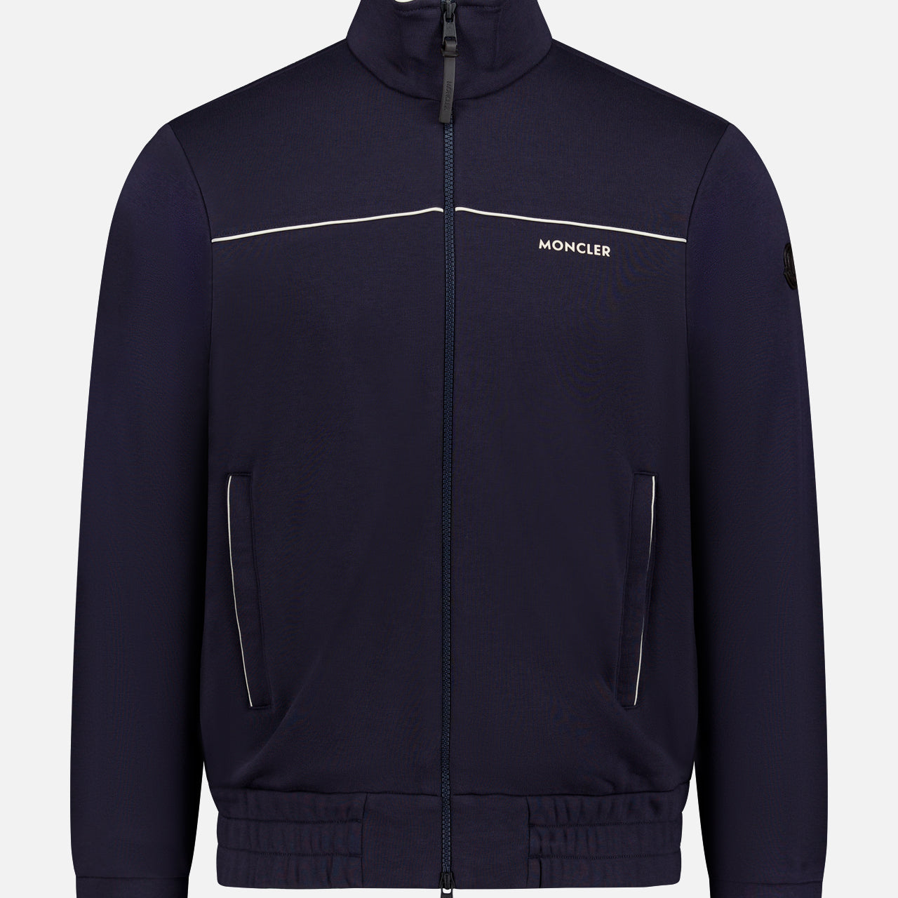 Contrast Piping Zip Up Jacket (14719468405099)