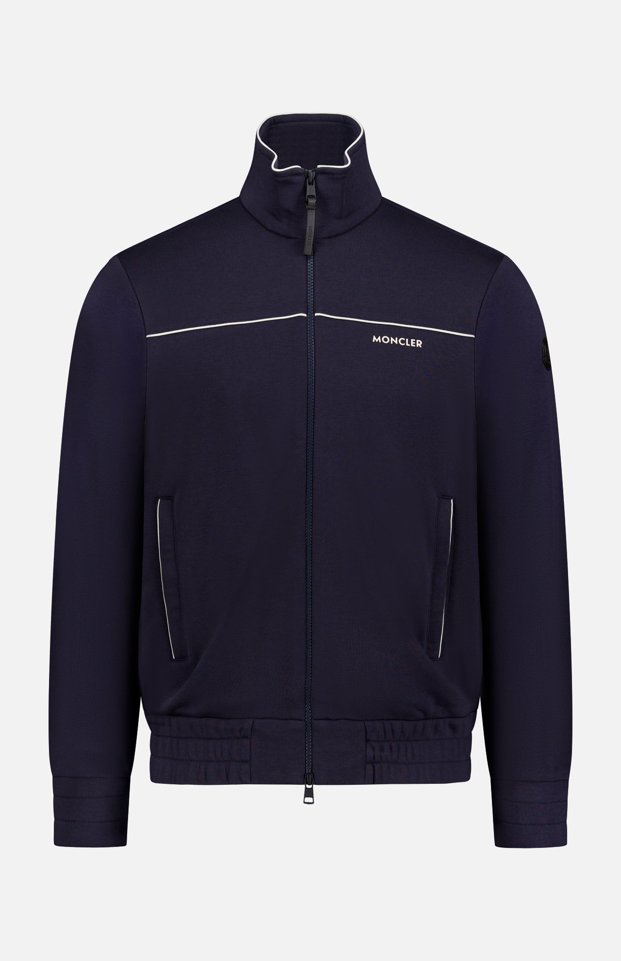 Contrast Piping Zip Up Jacket (14719468405099)