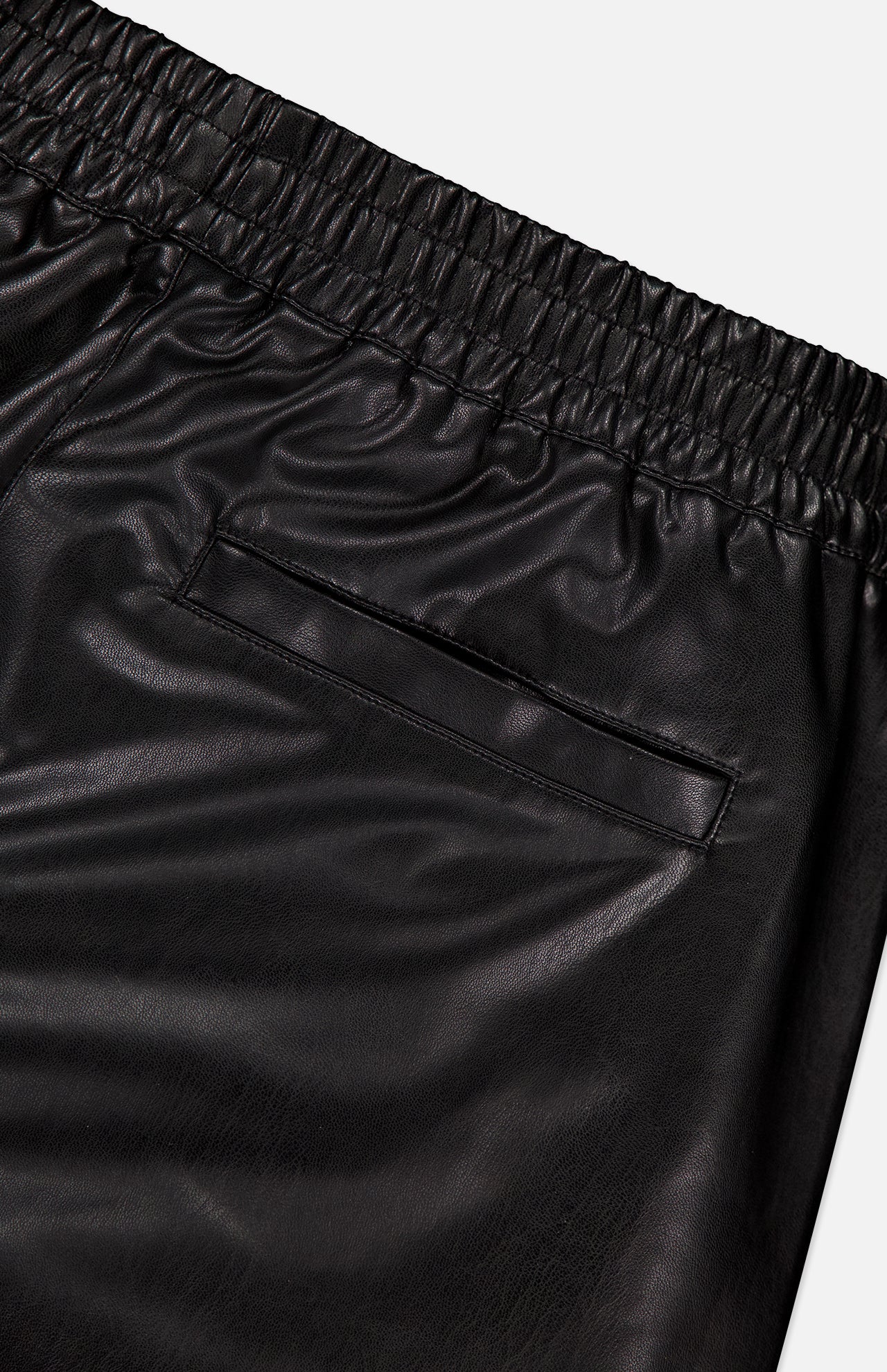 Owen Faux Leather Drawstring Pant (14655255970155)