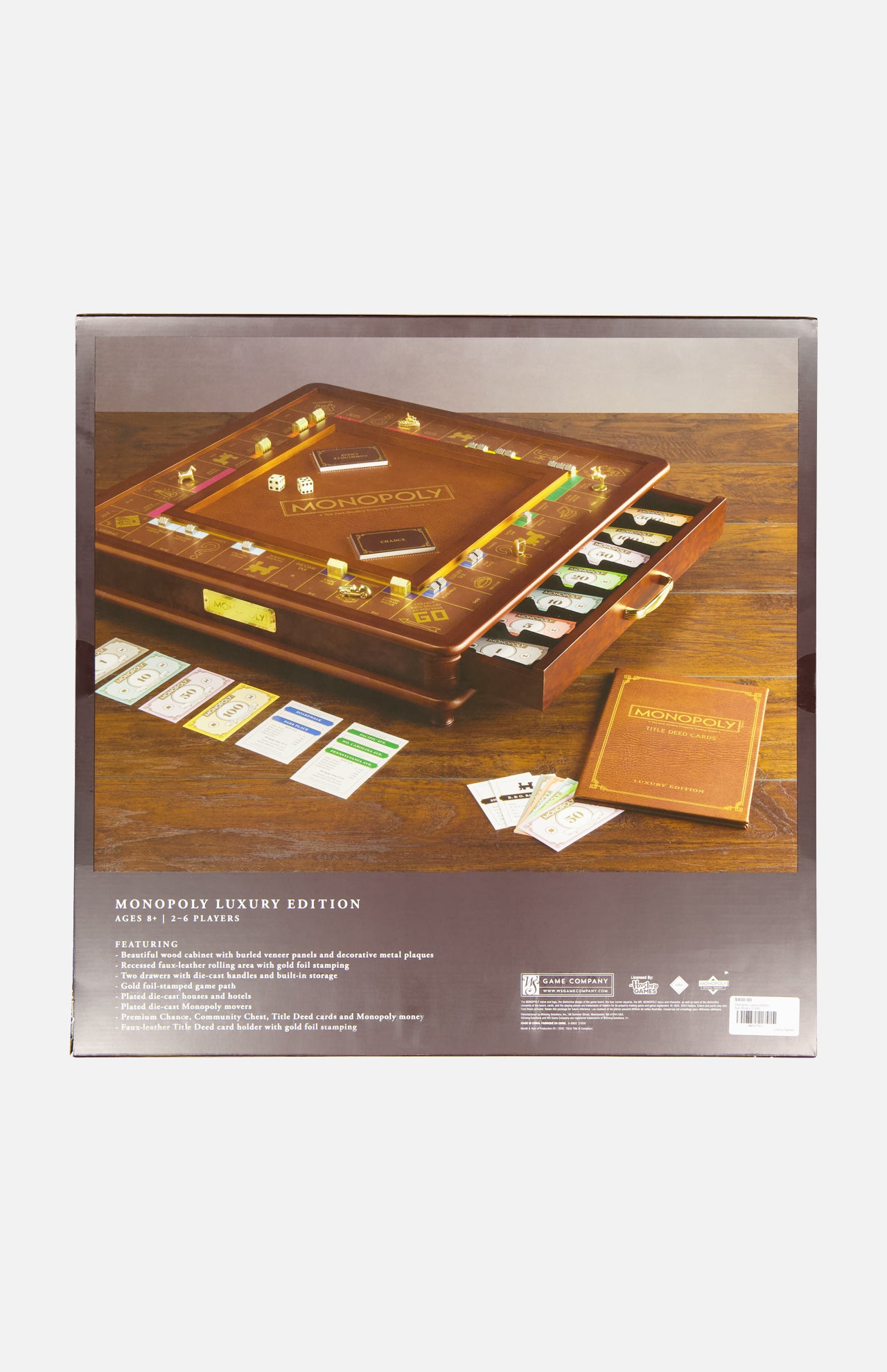 W.S. GAME COMPANYMonopoly Luxury Edition GameA.K. Rikk's