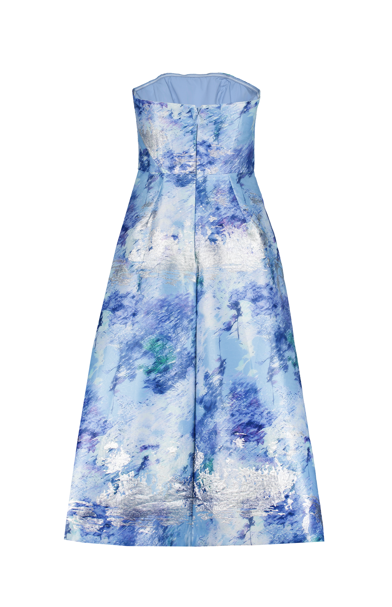 Violet Jacquard Midi Dress (7157371863155)