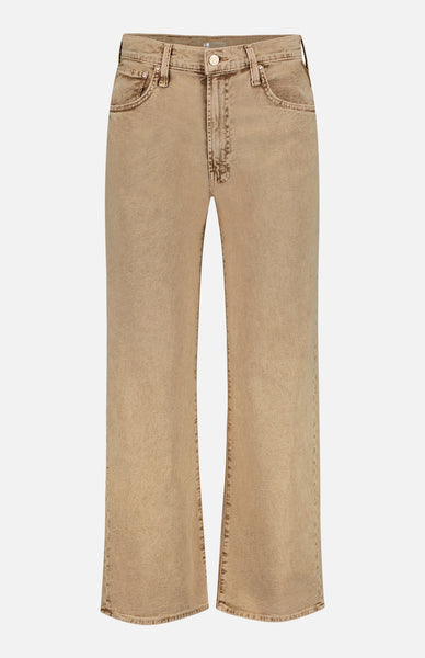 デニム・ジーパン MOTHER Women Straight Pants 1888413TXN Beige mother_denim_the_dodger_ankle_