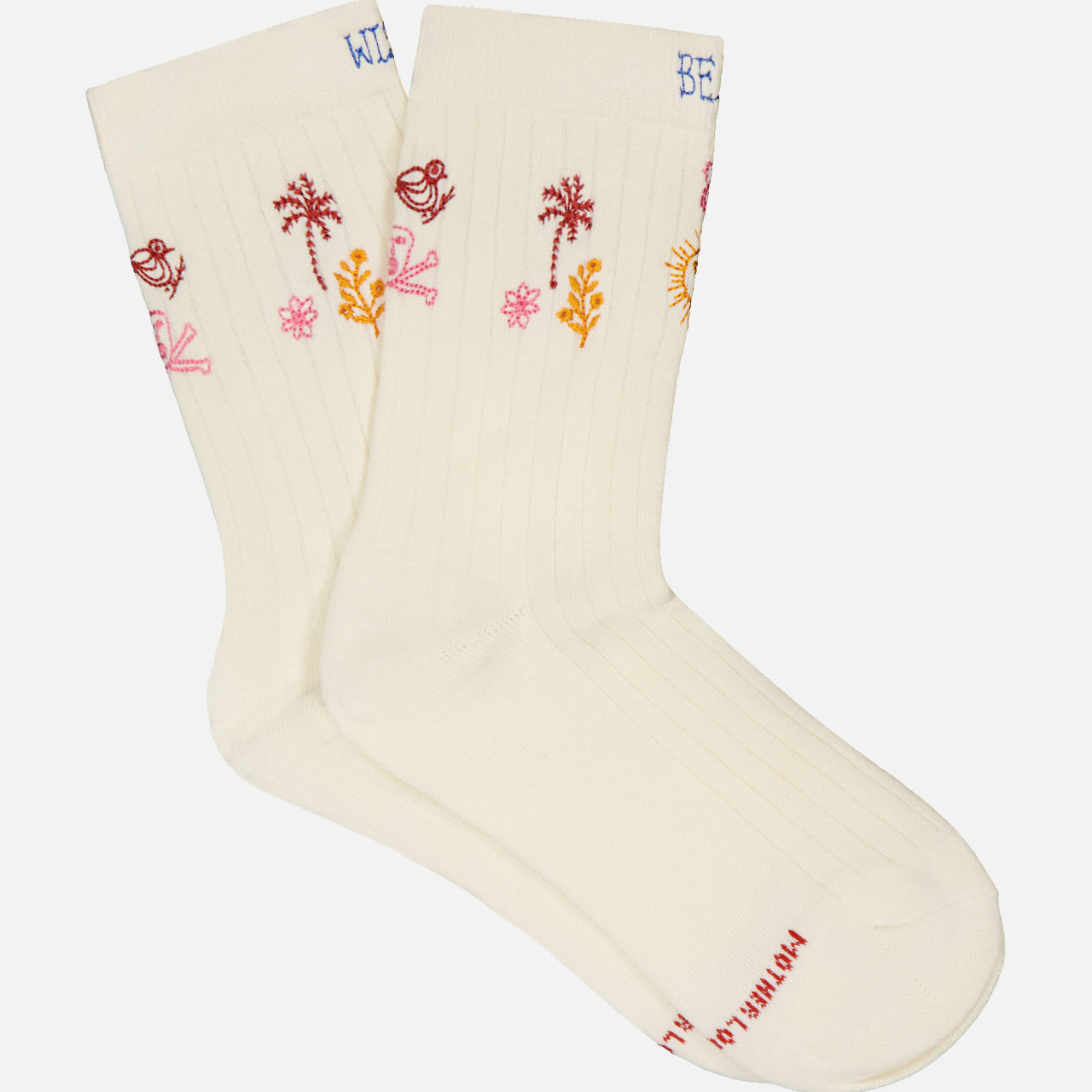 The Half Step Embroidered Socks (14689853243755)