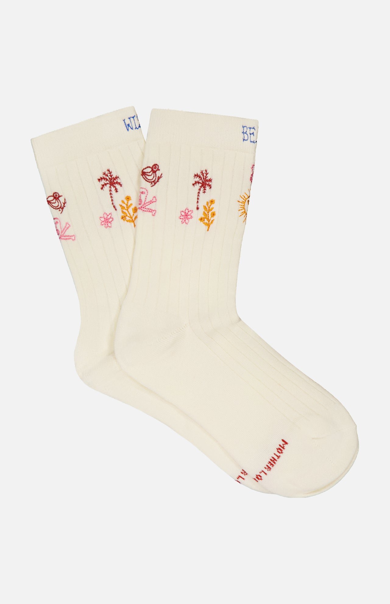 The Half Step Embroidered Socks (14689853243755)