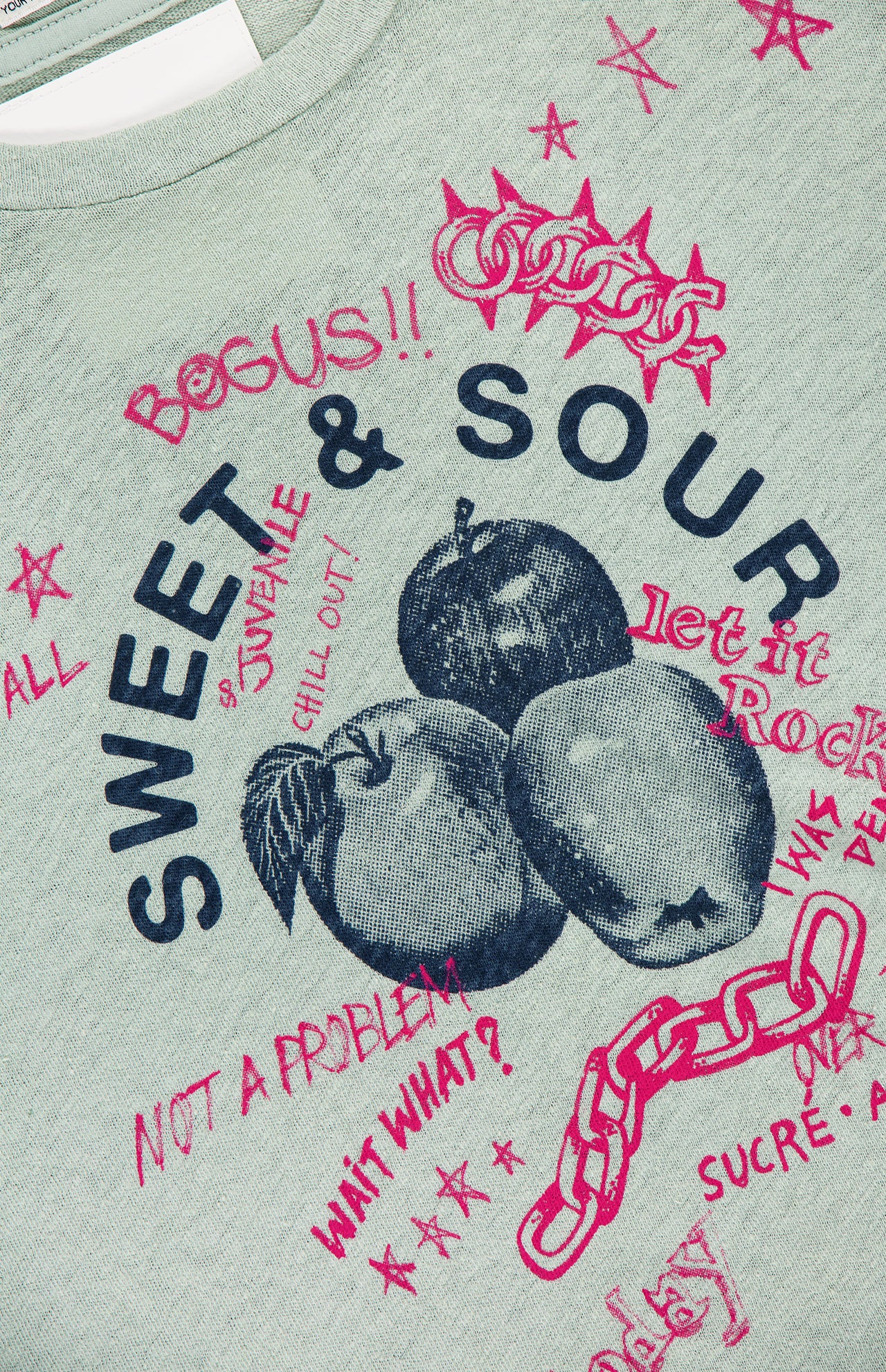The Sinful Pink Doodles T-shirt (14704744333675)