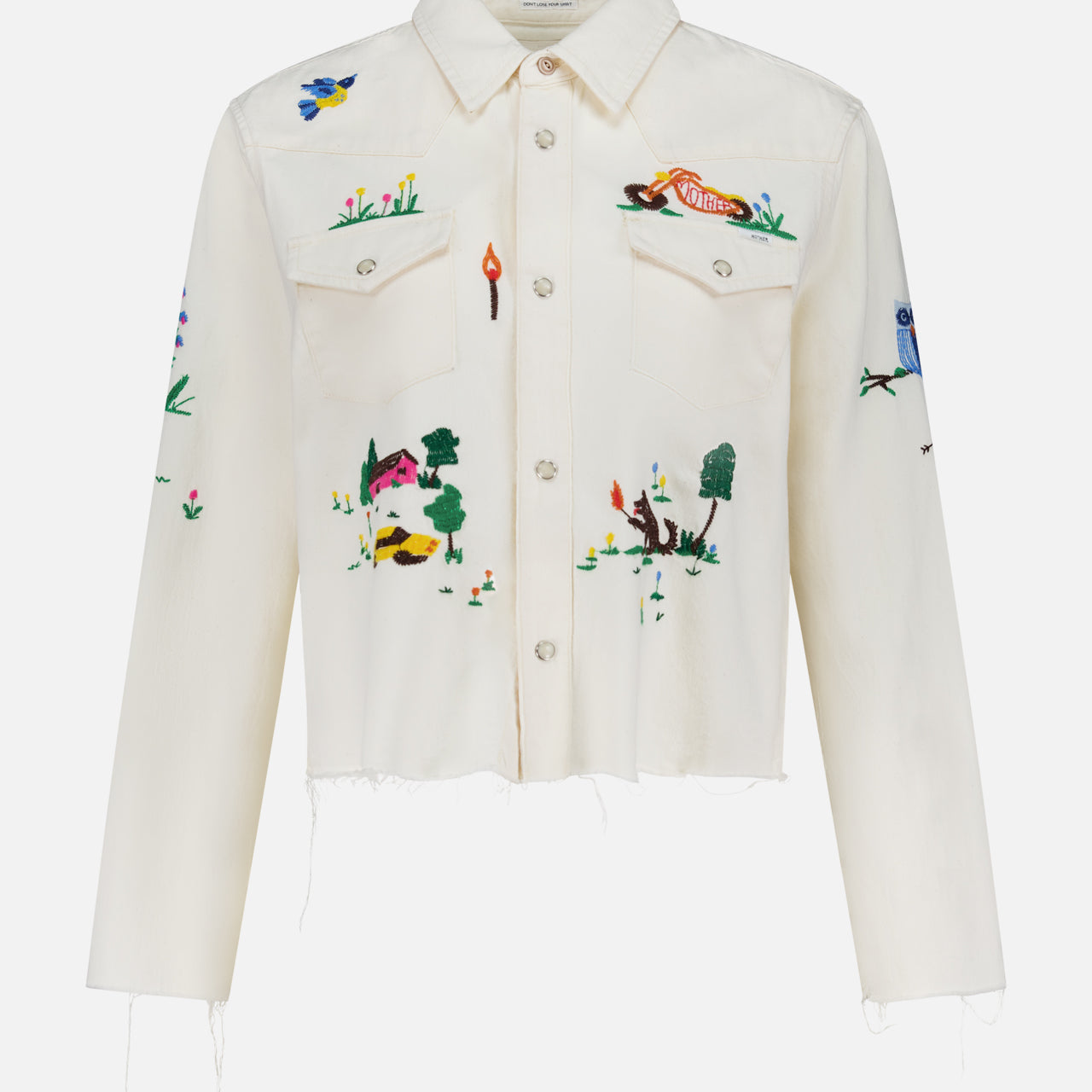 The Super Exs Crop Fray Jacket (14710252372331)