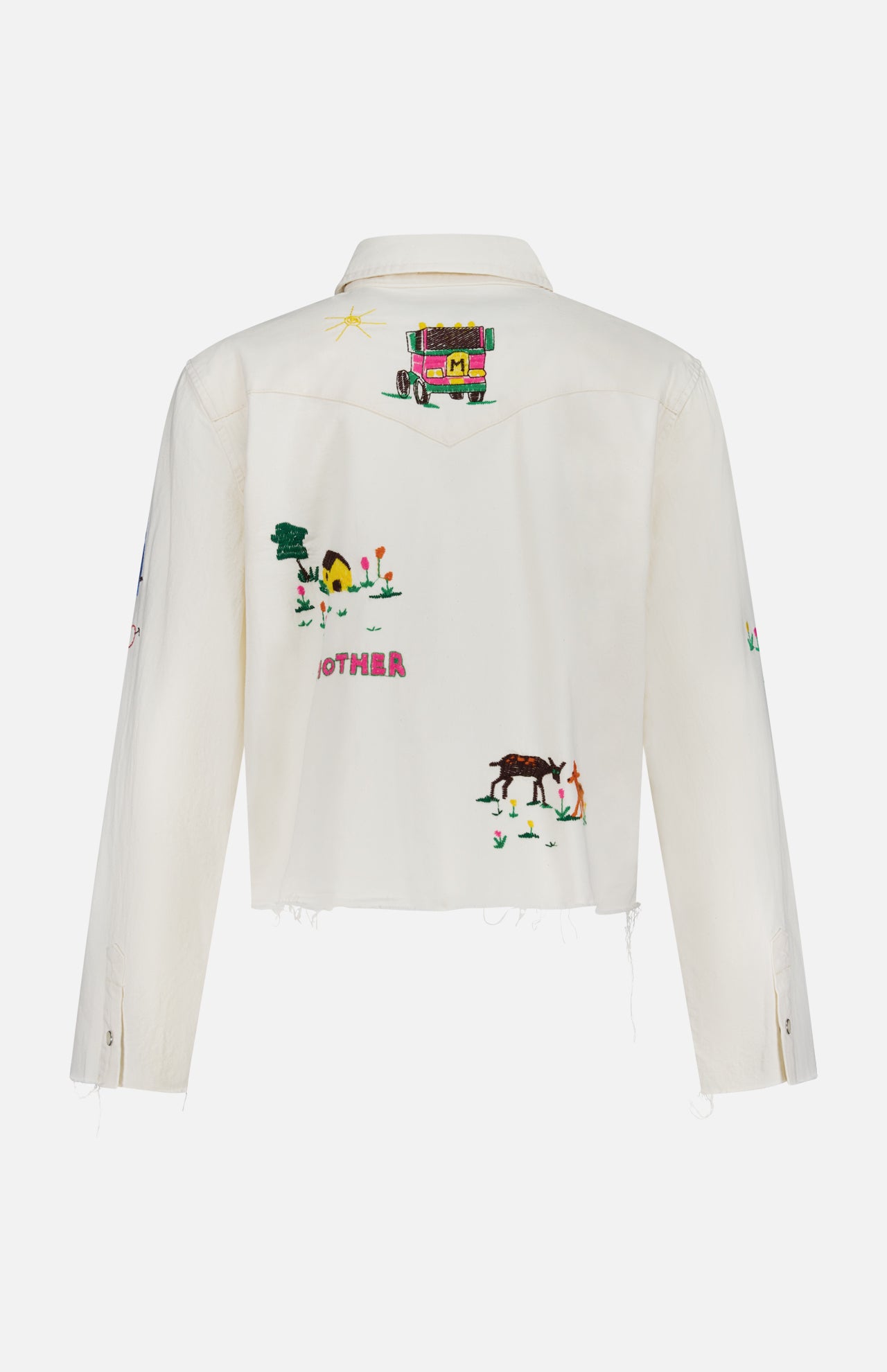 The Super Exs Crop Fray Jacket (14710252372331)