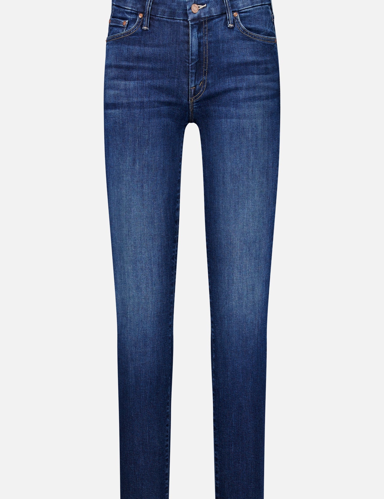 The Down Low Looker Hover Jeans in Backstage, mid-rise stretch denim in a slim fit with fading.