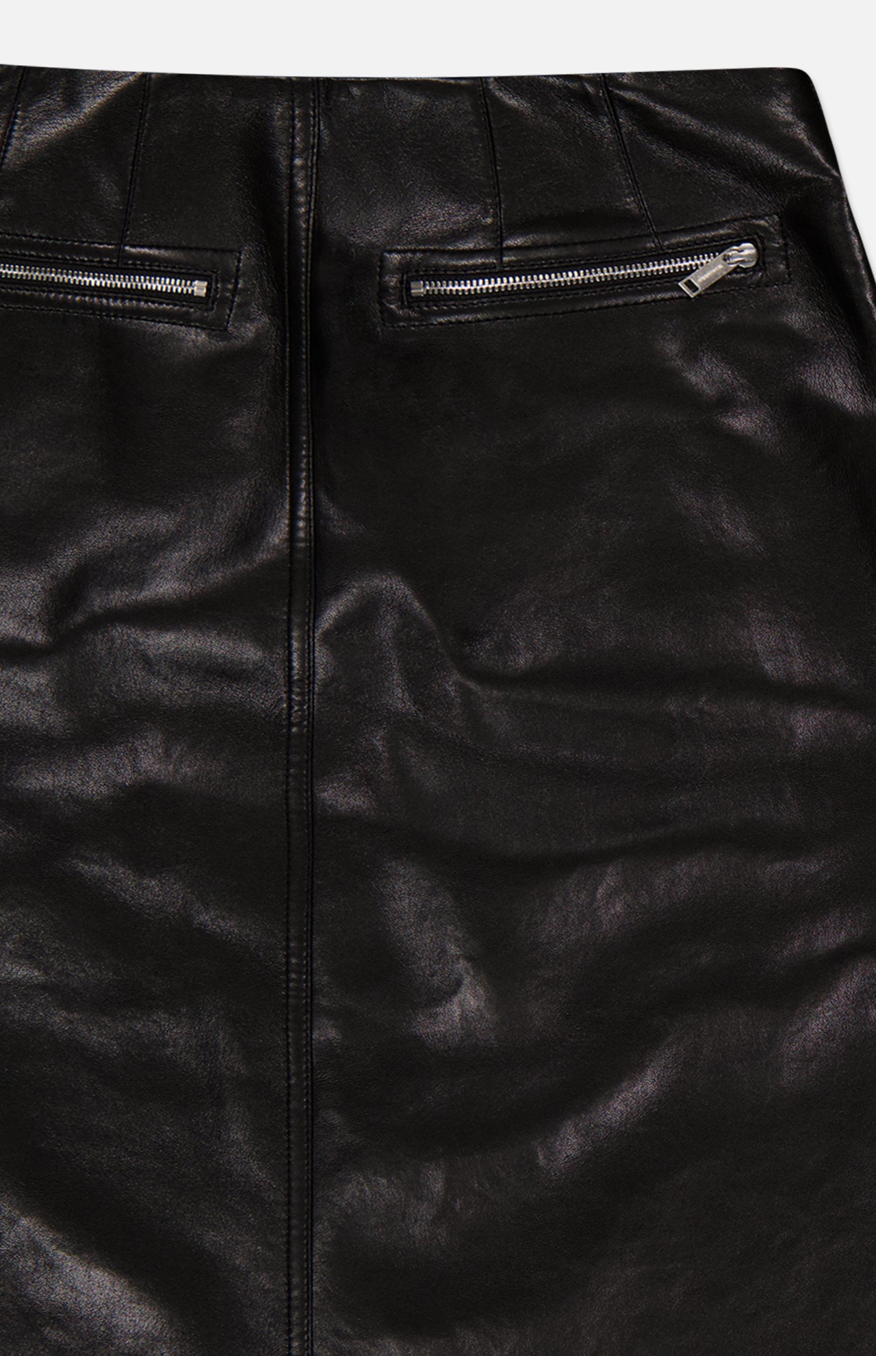 Aleka Faux Leather Oversized Skirt (7773775233139)