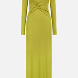 Rozal Fitted Drape Front Dress (14633924231531)