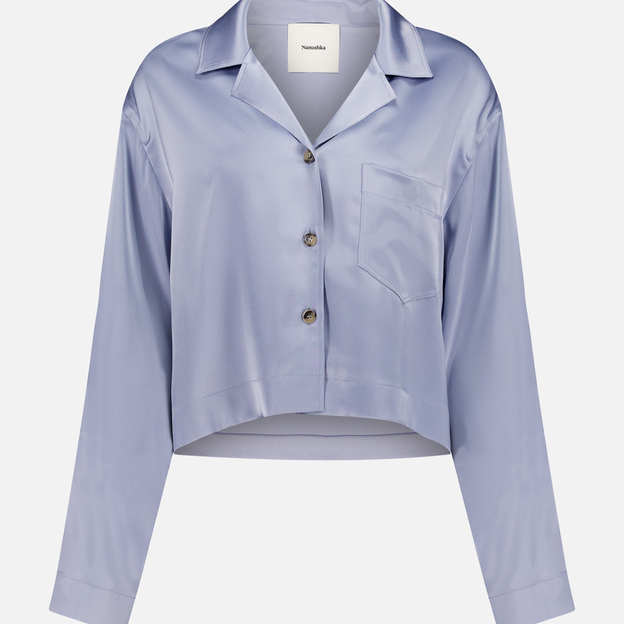 Vally Cropped Oversized Blouse (14675225248107)