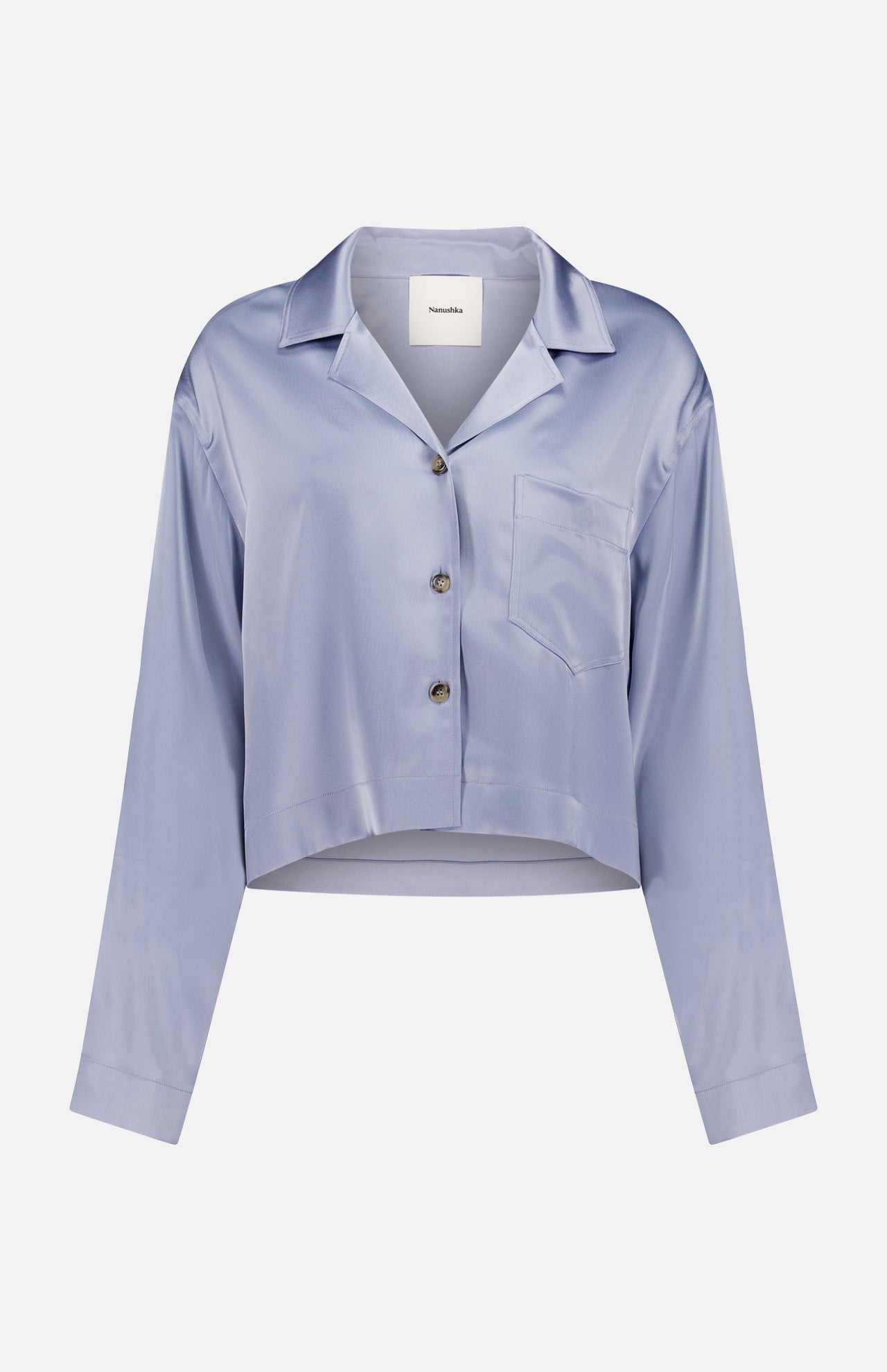 Vally Cropped Oversized Blouse (14675225248107)
