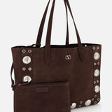 VALENTINO GARAVANINellcote Large Suede Tote BagA.K. Rikk's