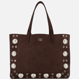 VALENTINO GARAVANINellcote Large Suede Tote BagA.K. Rikk's