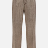 Justin Relaxed Herringbone Trouser