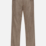 Justin Relaxed Herringbone Trouser