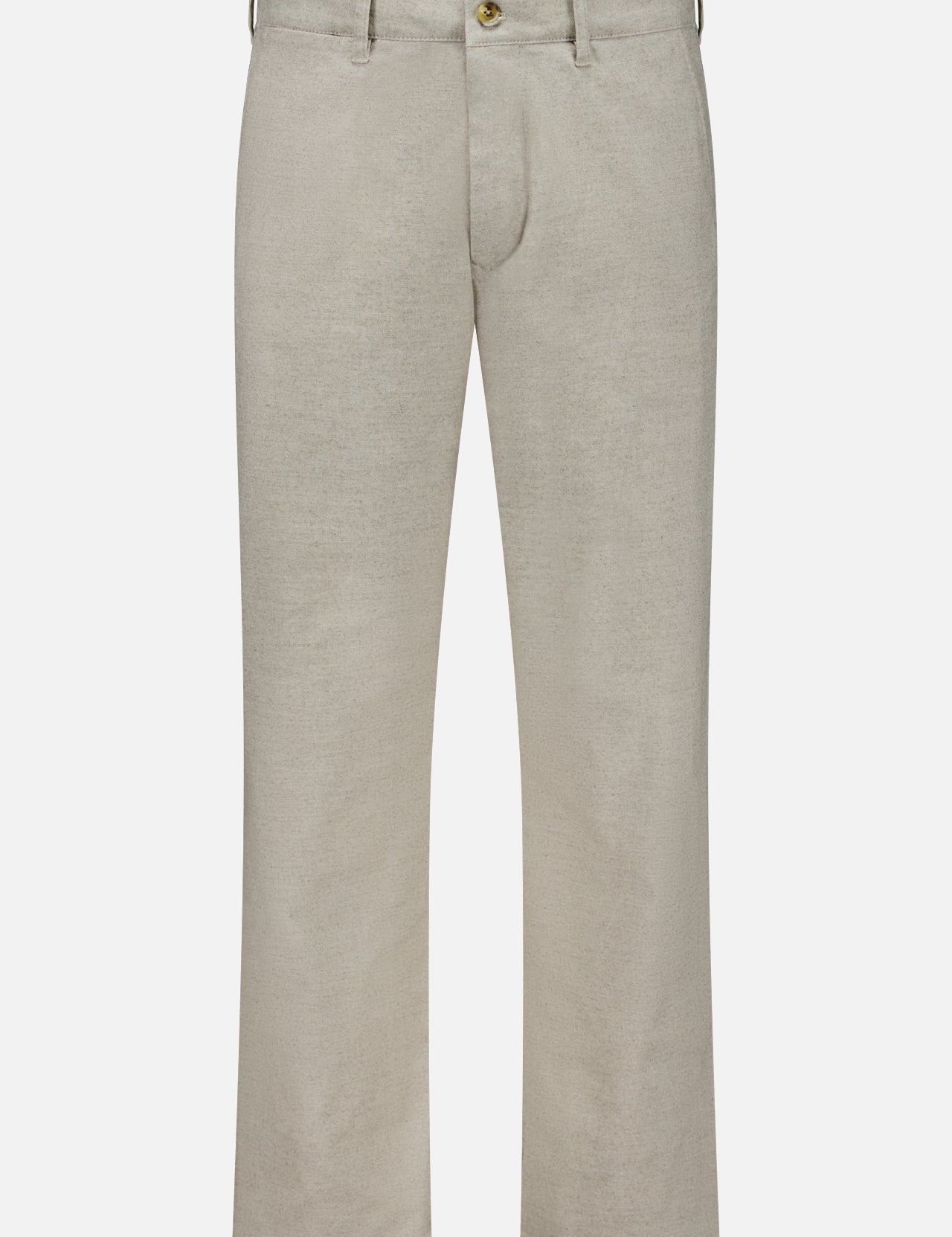The Aden Office Stretch Pant by NN07: beige straight-leg trousers in an organic cotton blend with belt loops, front button closure, and side pockets—an essential modern-casual piece shown on a white background.