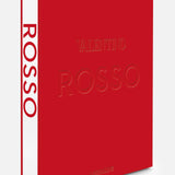 Valentino Rosso by ASSOULINE is a stunning red book featuring embossed “VALENTINO ROSSO” text on the cover and “ROSSO” in red on the white spine; this exquisite volume captures the essence of Rosso Valentino and celebrates haute couture through breathtaking imagery.