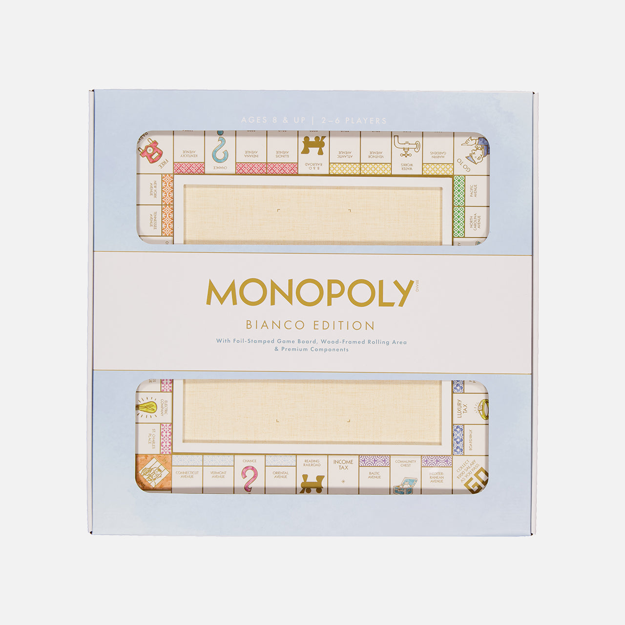 ARTIST SERIES GAMESMonopoly Bianco Edition GameA.K. Rikk's