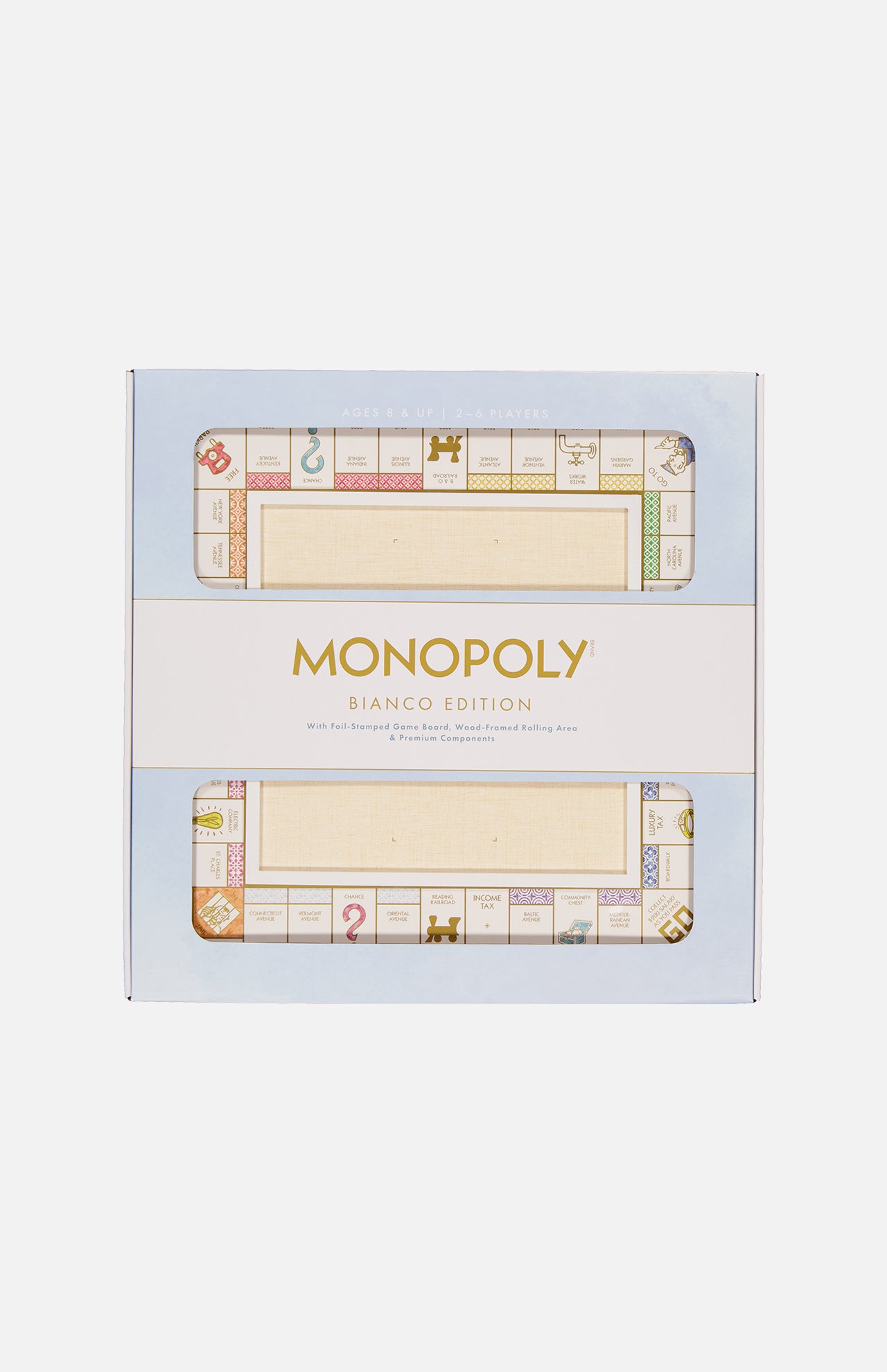 ARTIST SERIES GAMESMonopoly Bianco Edition GameA.K. Rikk's