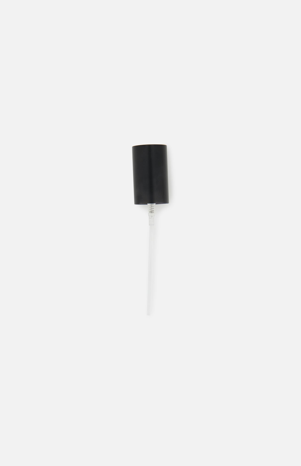 The SÁNDOR Reusable Oil Pump features a black spray nozzle and long, clear tube, perfect for plant-based hair care or as a reusable oil pump, shown isolated on a plain white background.