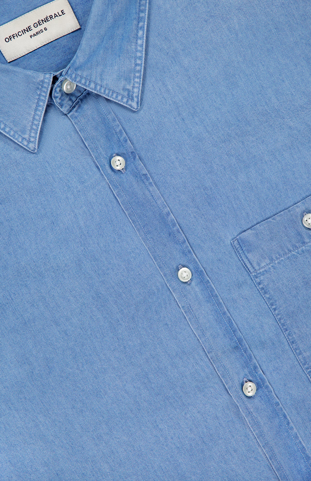 Alex Bleach Wash Shirt (14684368011627)