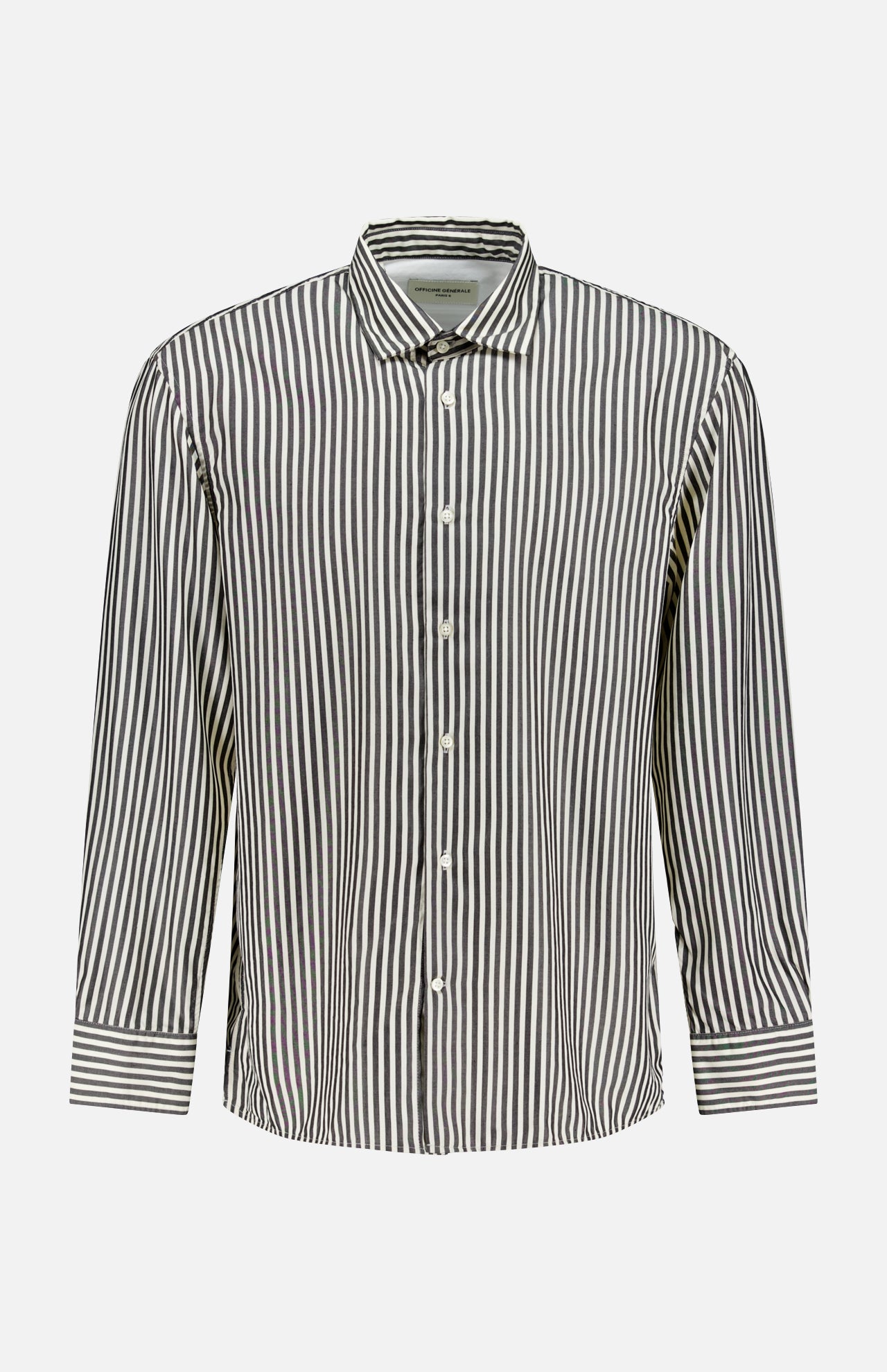 Striped Lyocell Dress Shirt (14700426658155)