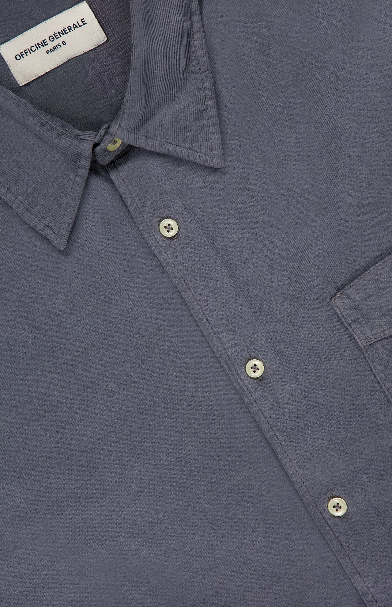 Benoit Micro Corduroy Shirt (14700426658155)