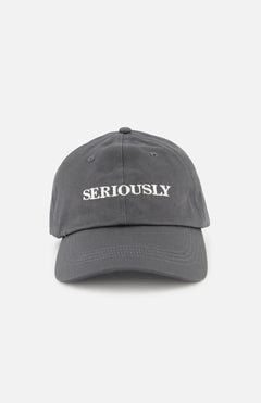 OFFICINE GÉNÉRALECap Embroidered "Seriously" Baseball HatA.K. Rikk's