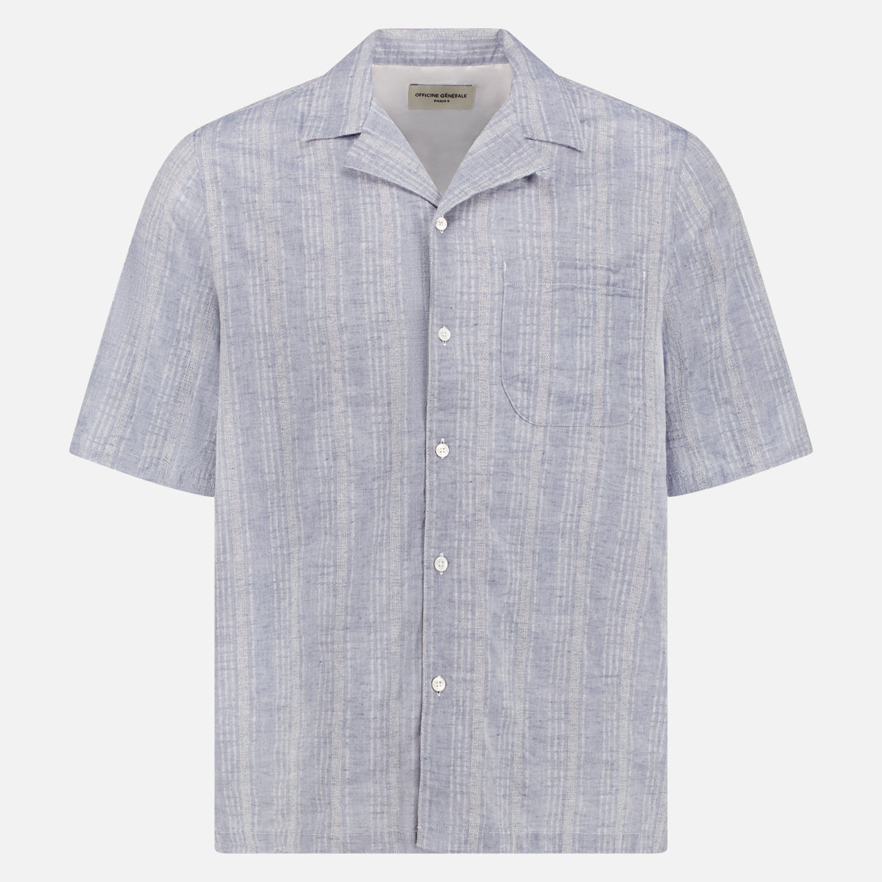 Luis Striped Seersucker Shirt (7765321678963)