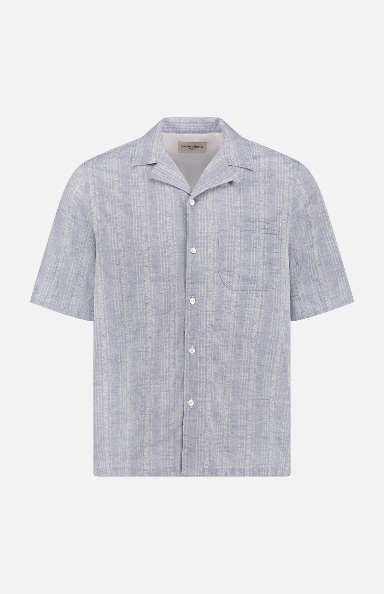Luis Striped Seersucker Shirt (7765321678963)