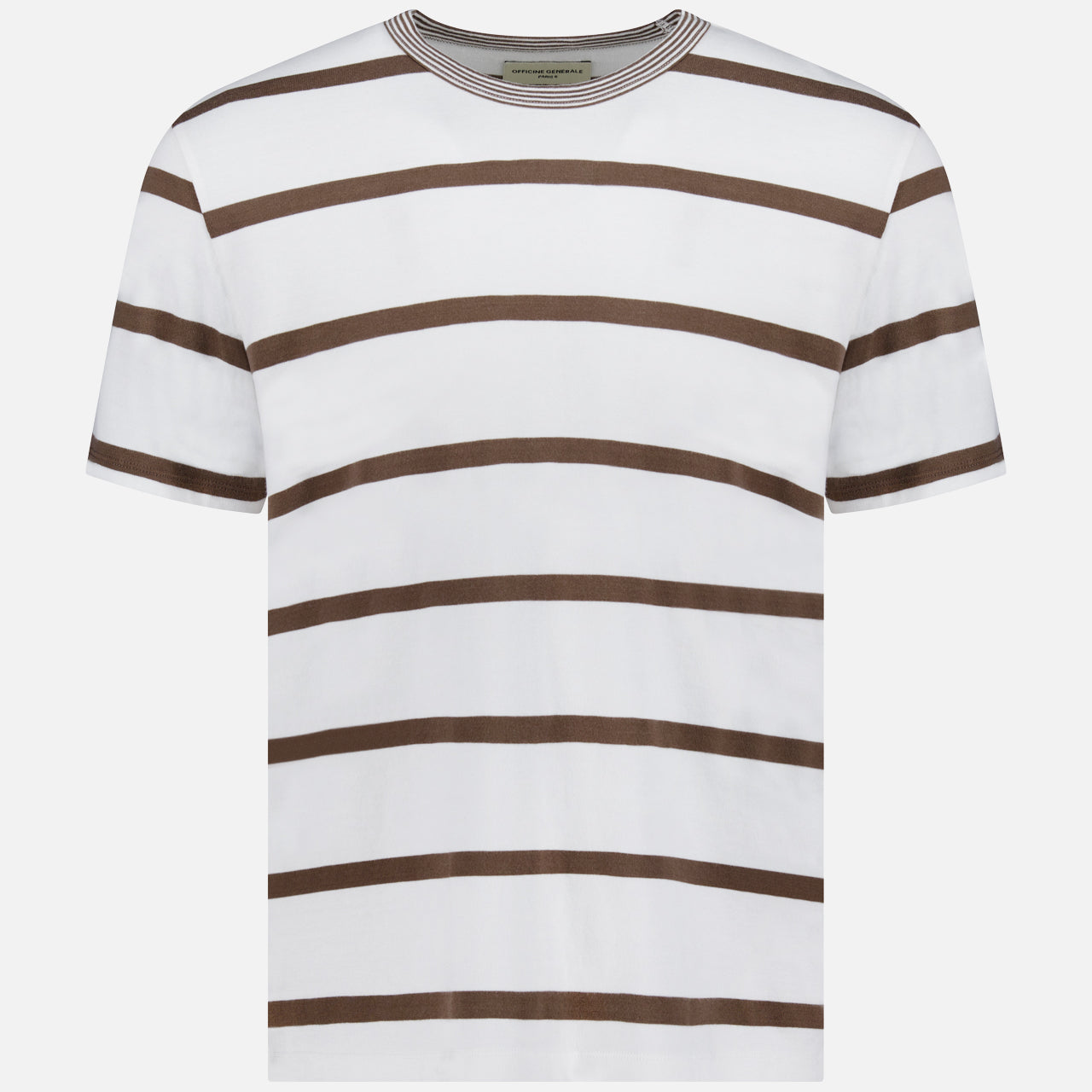 Short Sleeve Cotton Stripe T-shirt (14684368306539)
