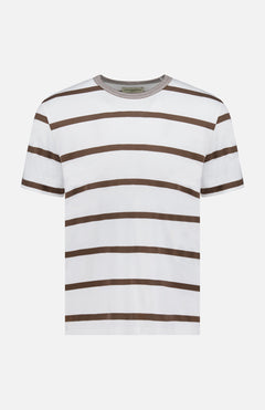 Short Sleeve Cotton Stripe T-shirt (14684368306539)