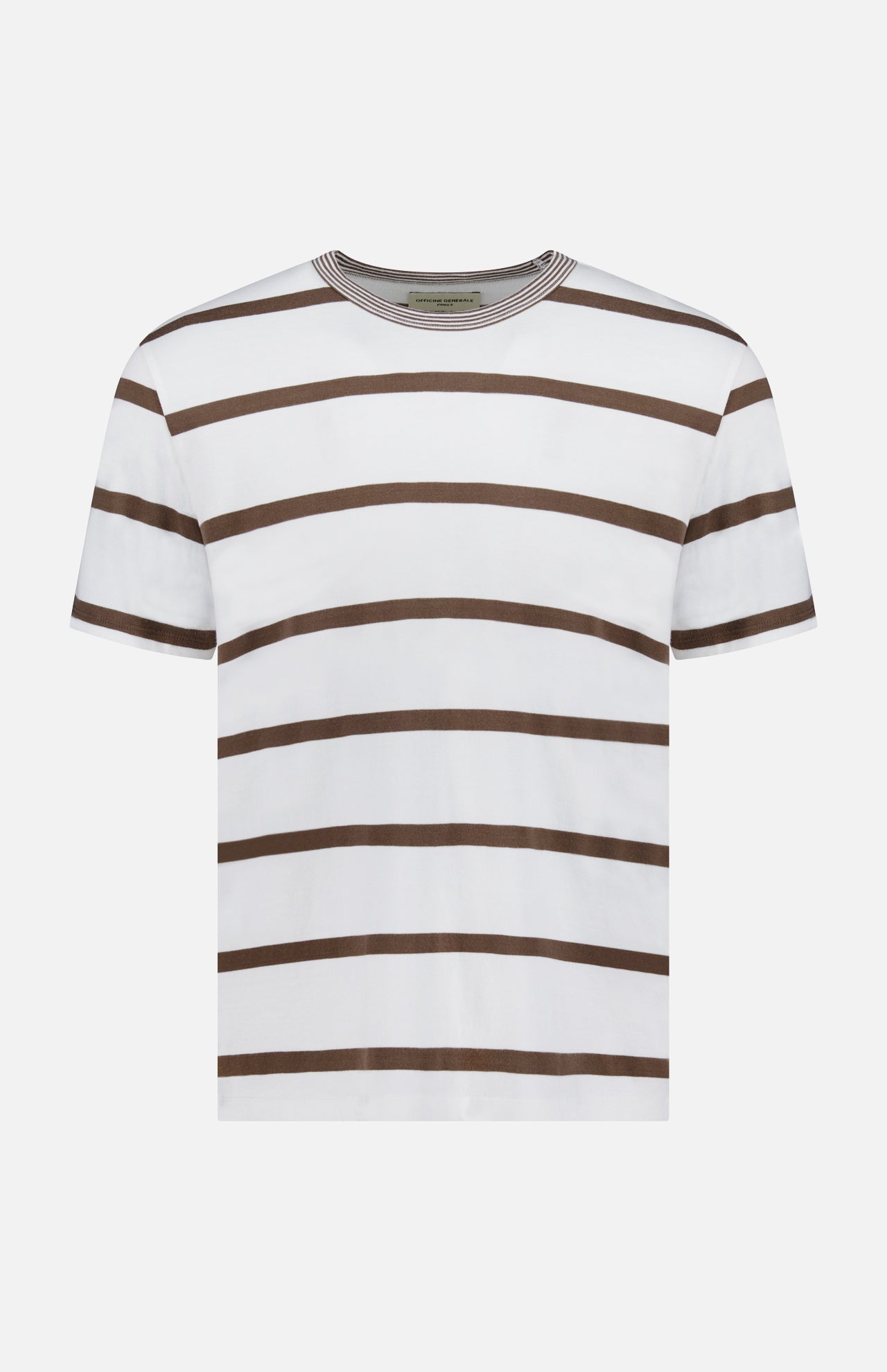 Short Sleeve Cotton Stripe T-shirt (14684368306539)