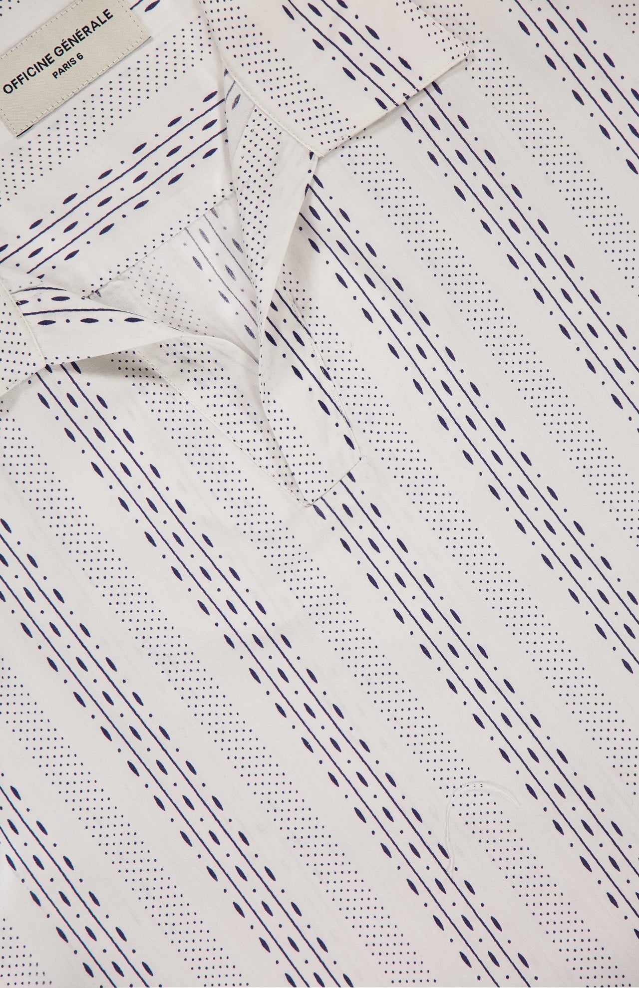 Yann Jap Co Patterned Stripe Shirt (14644968554859)