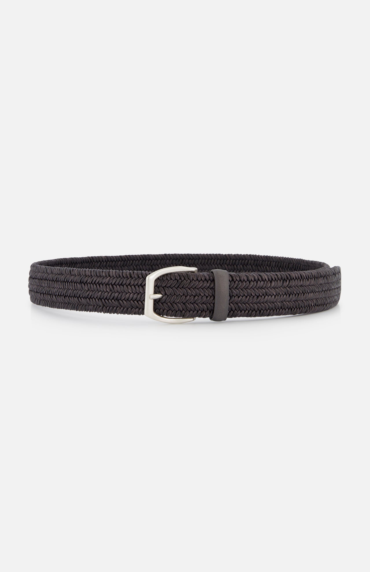 Leather Woven Belt (7363657564275)