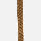 A close-up of the ORCIANI Camel Braided Suede Belt with a silver buckle, displayed vertically against a white background.