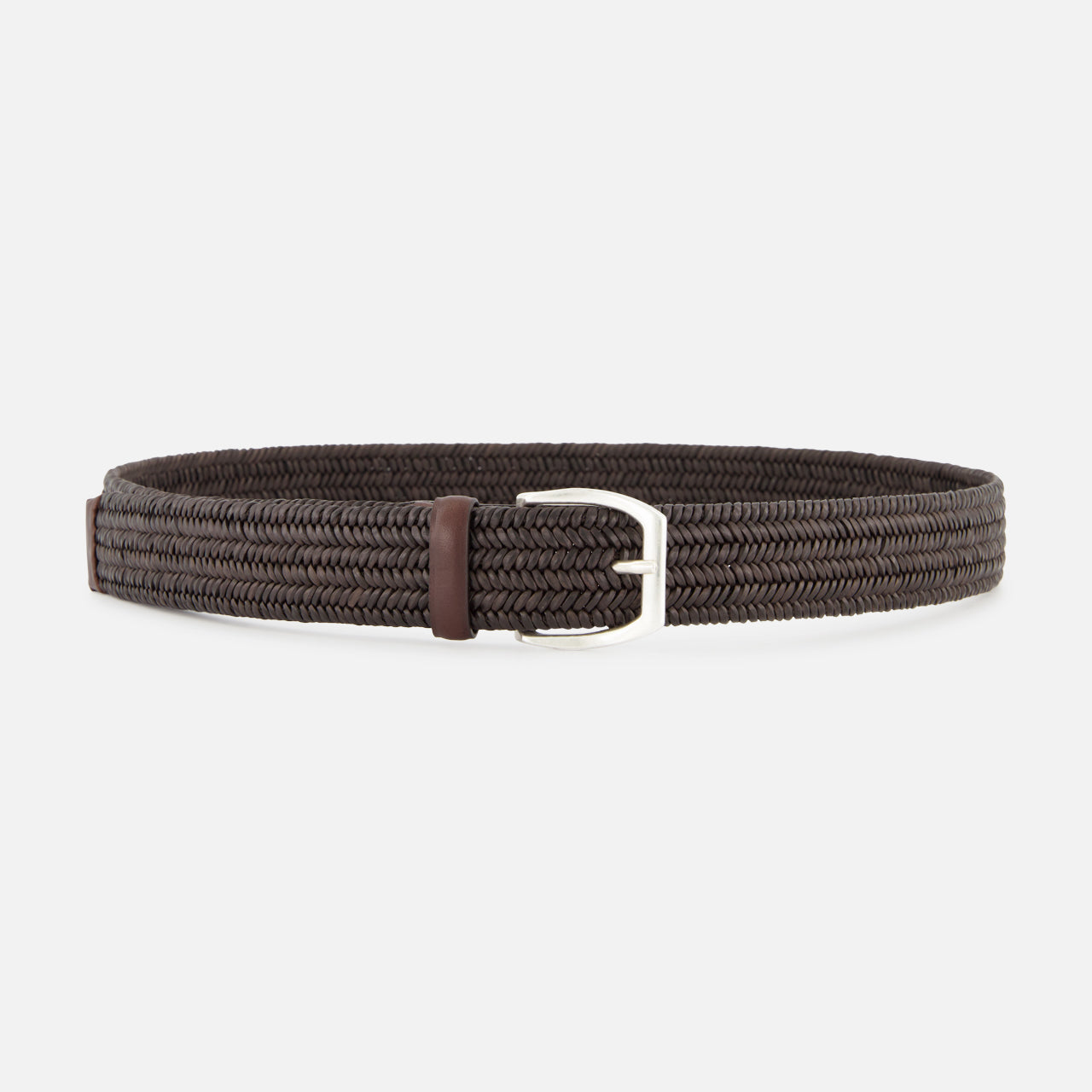 Wide Braided Leather Belt (14647603921259)