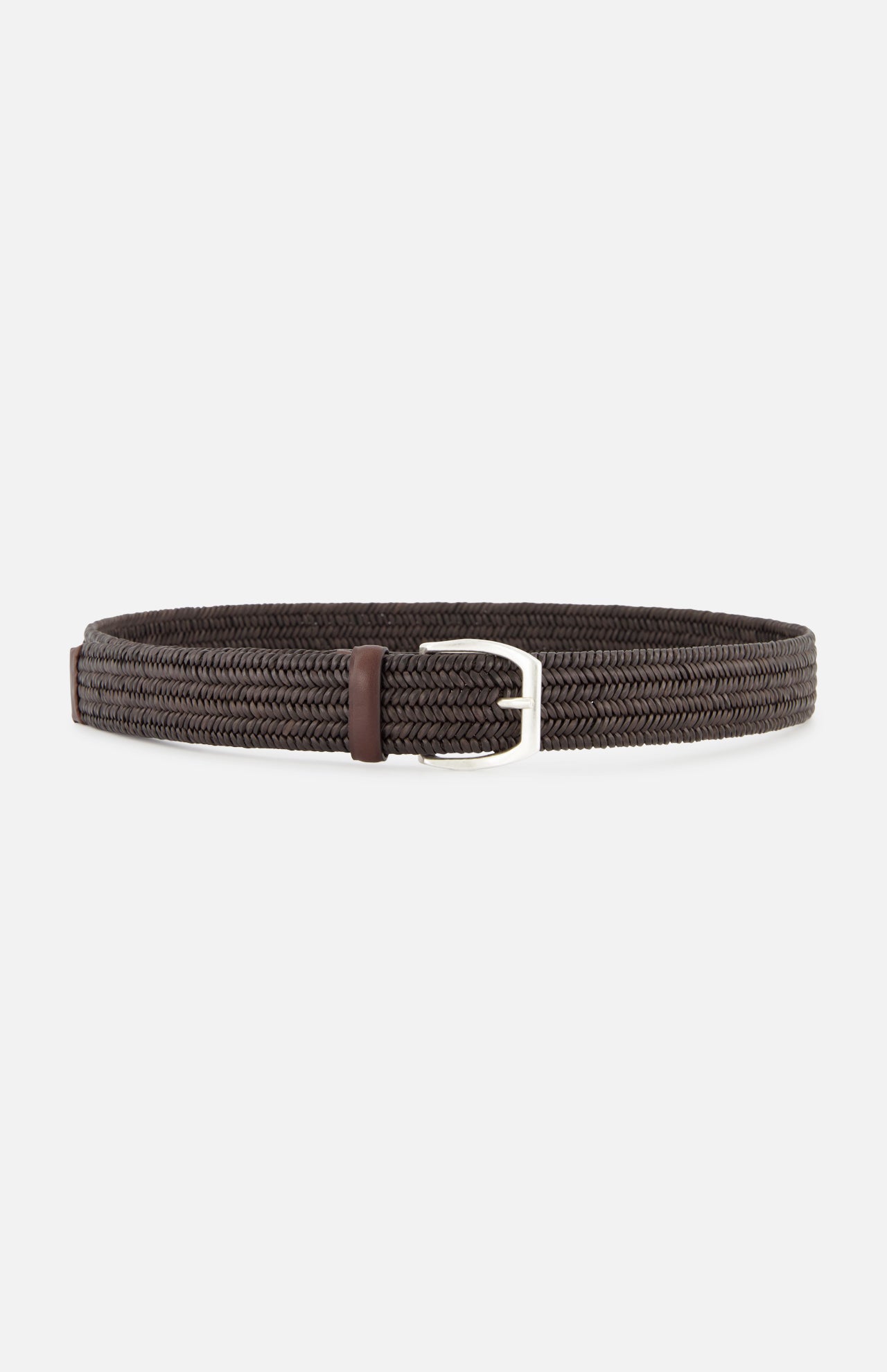 Wide Braided Leather Belt (14647603921259)