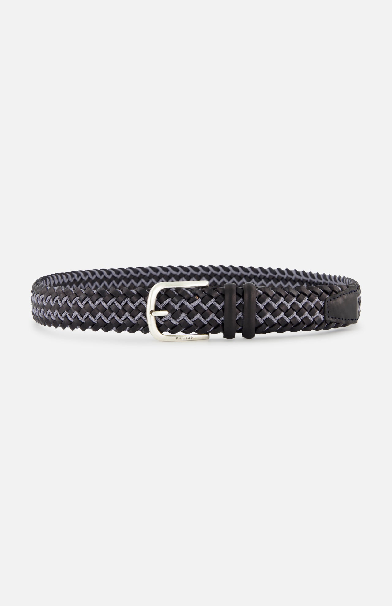 Contrast Woven Leather Belt (14703483421035)