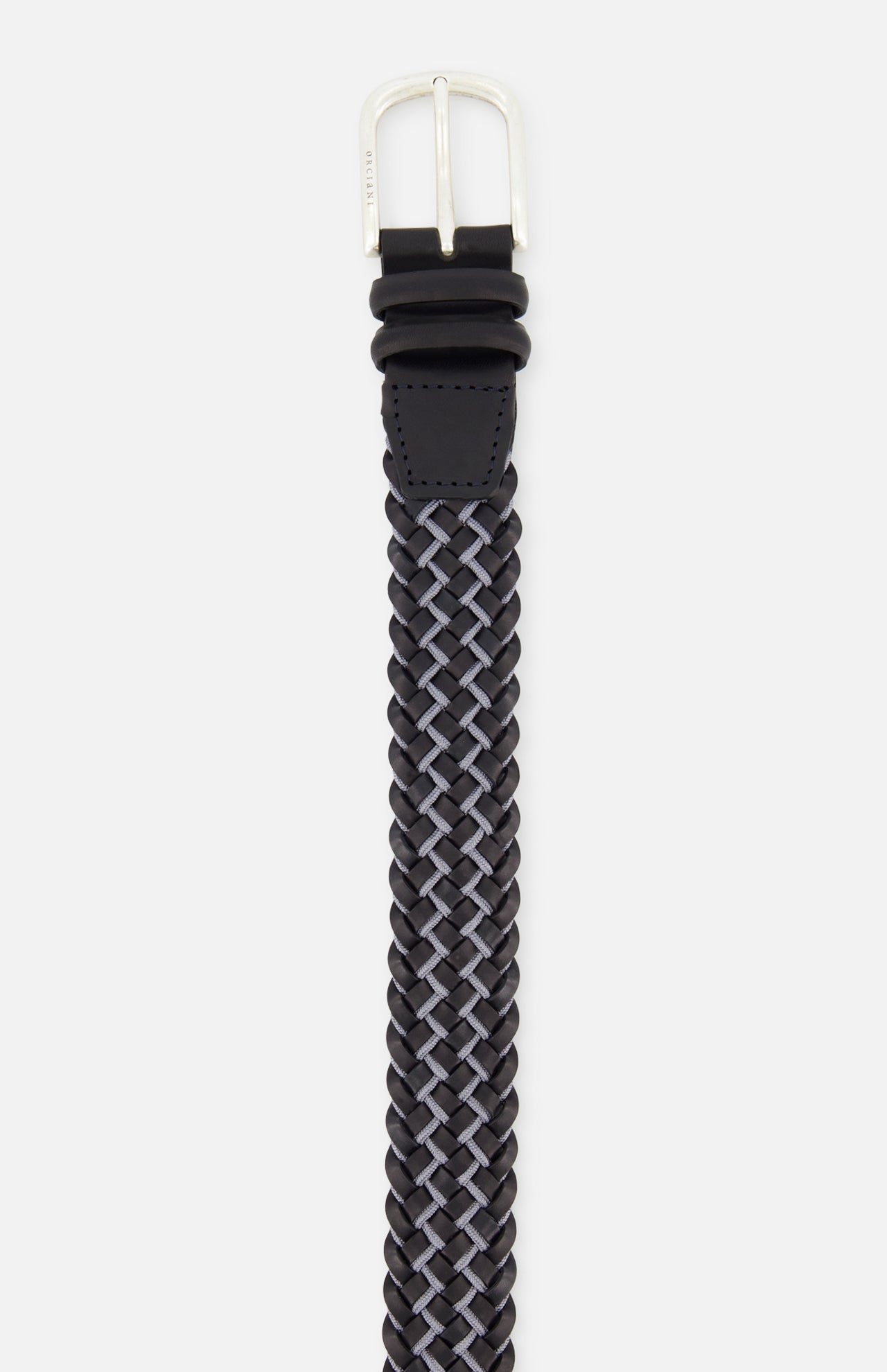 Contrast Woven Leather Belt (14703483421035)