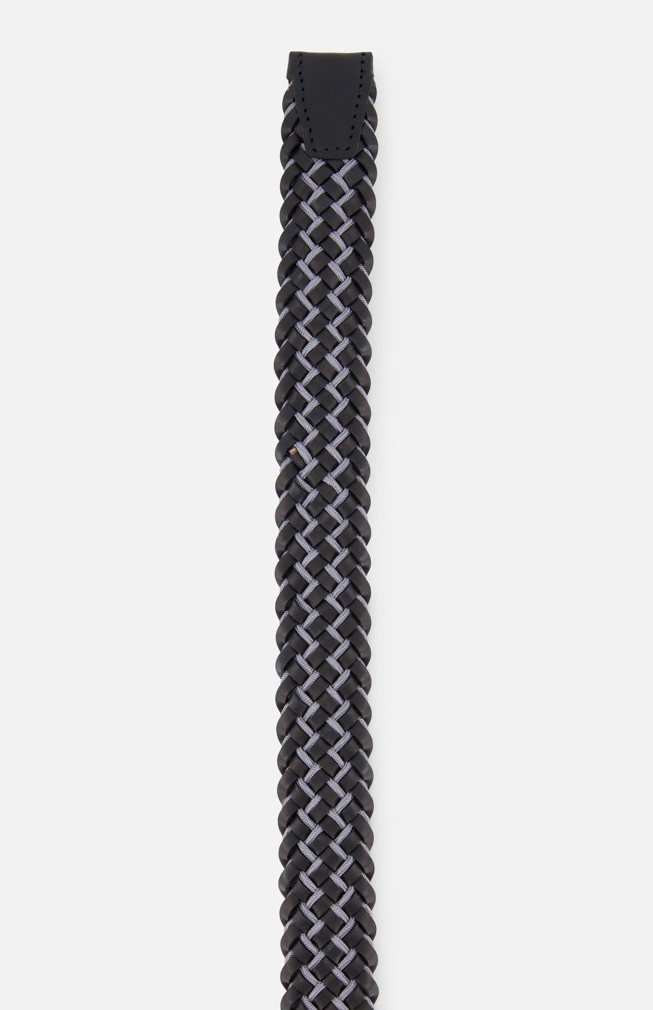 Contrast Woven Leather Belt (14703483421035)