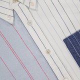 Contrasting Collar Long Sleeve Shirt (14669967294827)