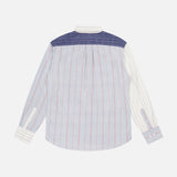 Contrasting Collar Long Sleeve Shirt (14669967294827)