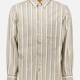 Straight Collar Long Sleeve Shirt (7725243138163)