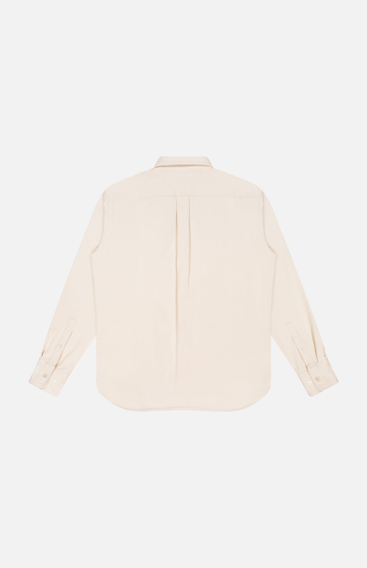 Straight Collar Long Sleeve Shirt (14669967524203)