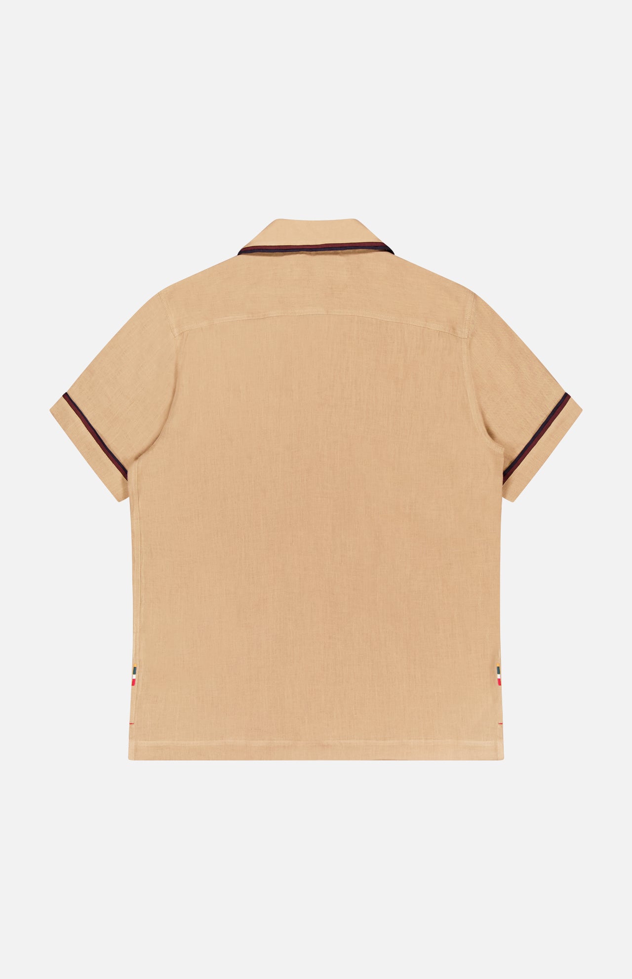 Maitan Linen Contrast Trim Shirt (14660451008875)